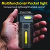 Ultra Bright LED Flashlight USB Rechargeable EDC Pocket Torch with 180°  Rotating Head Mini Magnetic Outdoor Emergency Work Lamp