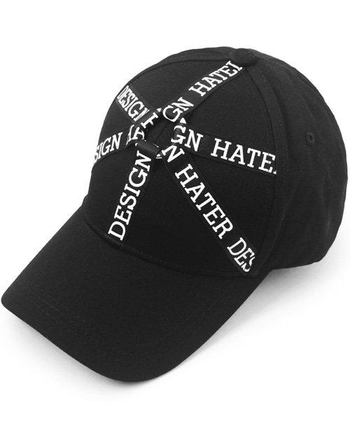Heiteo Talk Ribbon Snap Ball Cap Black