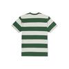 Vans Logo Striped Crew Neck T-Shirt Unisex Tops Dark-Green VN000061CAW