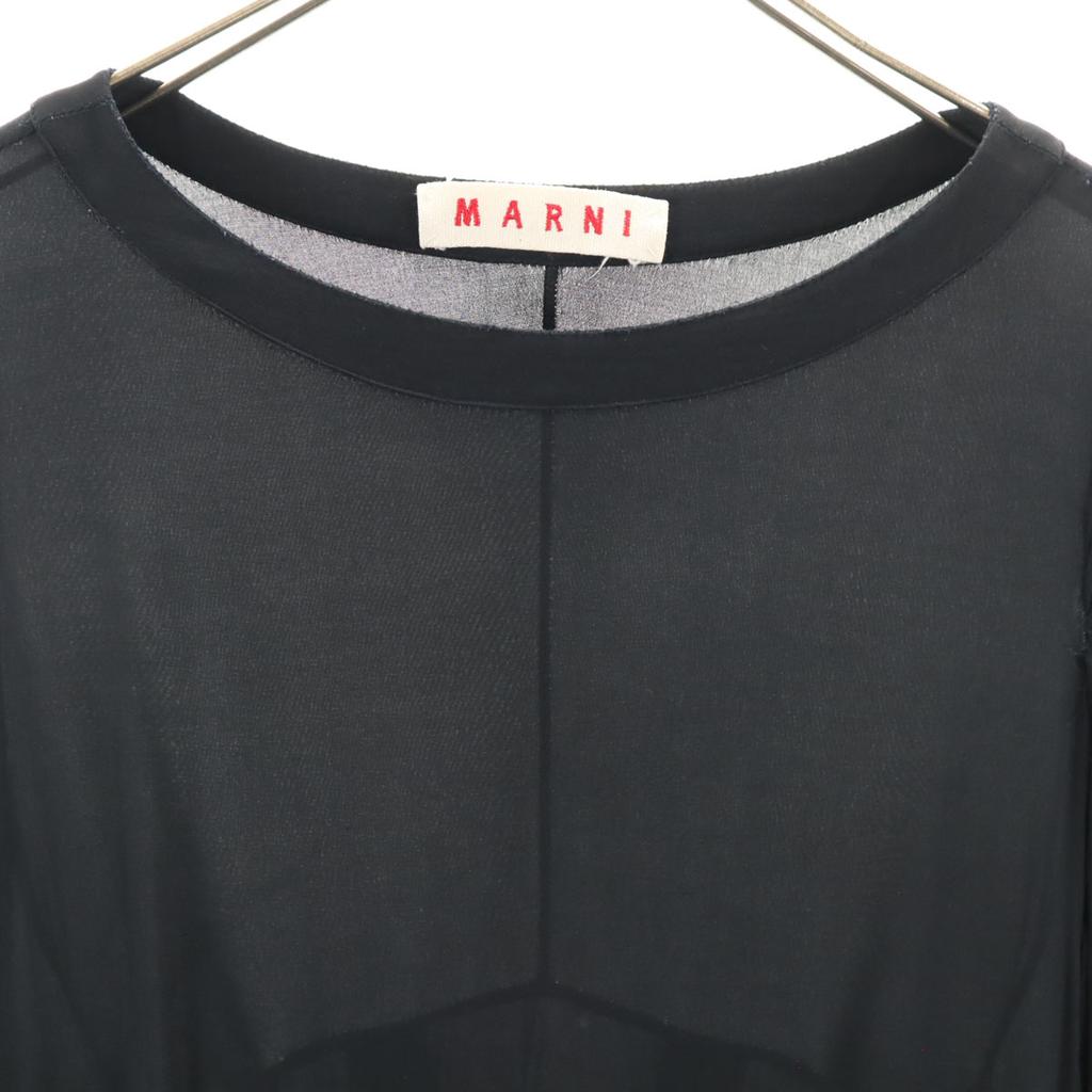 MARNI made in Italy Long sleeve one piece 38 black Women Used