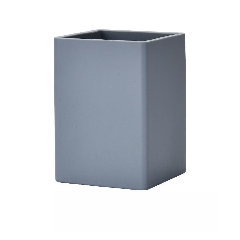 Silicone Printing Pen Holder, Desk, Study Creative Pen Holder, Desktop Ornament, Stationery, Storage Box.