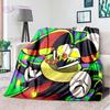 Creativity Animation Helluva Boss Blitzo Adult Soft Plush Flannel Blanket Throw Blanket Living Room Bedroom Bed Sofa Badspread