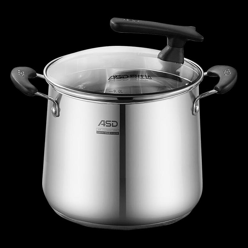 ASD Wales 24cm Stainless Steel Nutrition Stew Pot
