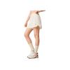 Li-Ning Comfortable Simple Versatile Casual Letter Lace-Up Sports Shorts Women shorts Off-White AKSV412-6