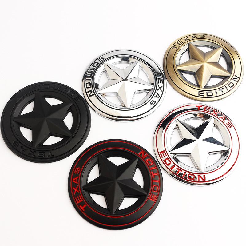 Off-Road Texasstern Autoemblem - Metallaufkleber für Jeep-Modifikation