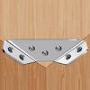 20Pcs Universal Furniture Corner Connectors Stainless Steel Angle Corner Brackets