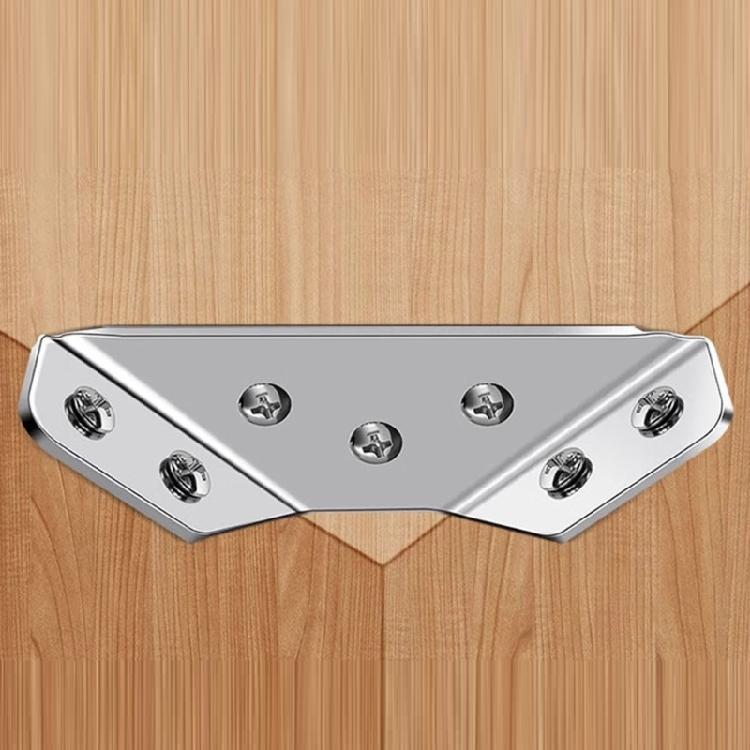 20Pcs Universal Furniture Corner Connectors Stainless Steel Angle Corner Brackets