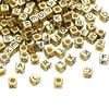 50 pz 6mm Cubo Quadrato Acrilico Fai da Te Perline Lettere Alfabeto A-Z Lettere Inglesi Per Braccialetto Collana Gioielli