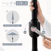 DEWEL Parasol Garden Parasol Windproof UV Protection Adjustable Angle Sunshade Water Repellent Foldable Easy Opening and Closing Beach Parasol Iron