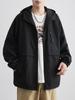 Retro American Style Hooded Windproof Workwear Jacket for Autumn and Winter