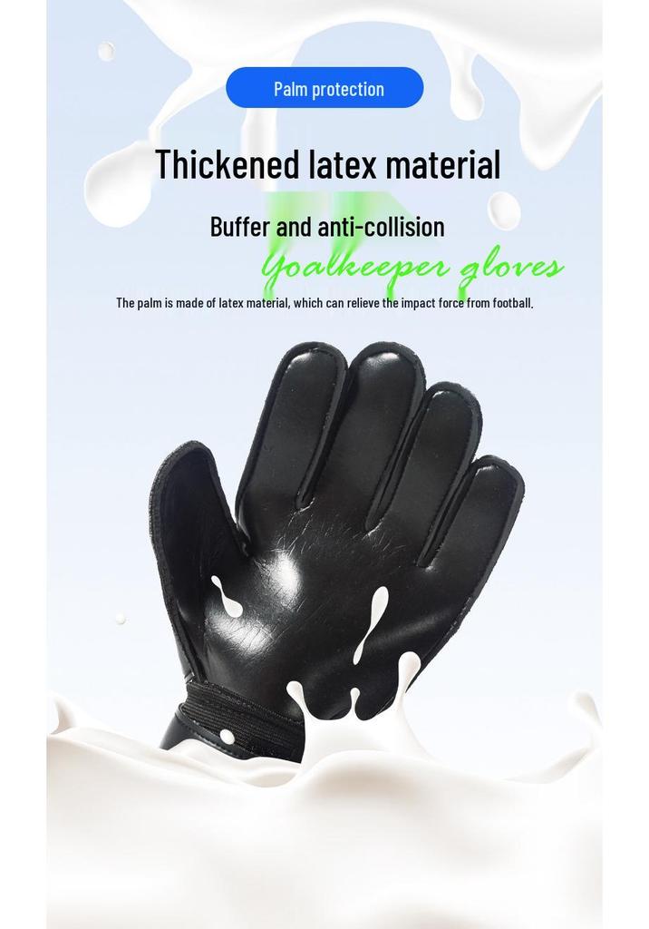 Professional Non-Slip Wear-Resistant Latex Goalkeeper Gloves for Adults & Children