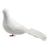 4 Artificial Plastic Flying Doves Birds for Home Decoration Wedding Photography Props and Educational Collection