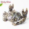 Natural Quartz Crystal Resin Crab Pen Stand With Unique Artistic Design For Giftgiving