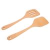 2Pcs Wooden Spatula Heat Resistant Light Weight Kitchen Cooking Utensils Set for Home Kitchen