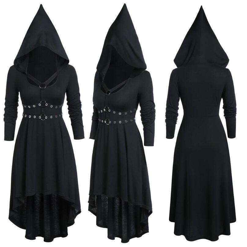 hooded witch dress