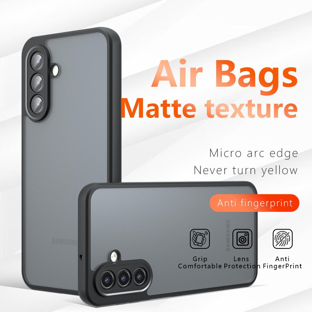 For Samsung Galaxy A37 TPU Border Case Cover 3D Intergrated Button Case Galaxy A57 Anti Drop Airbag Cover Galaxy A07 A17 A36 A55