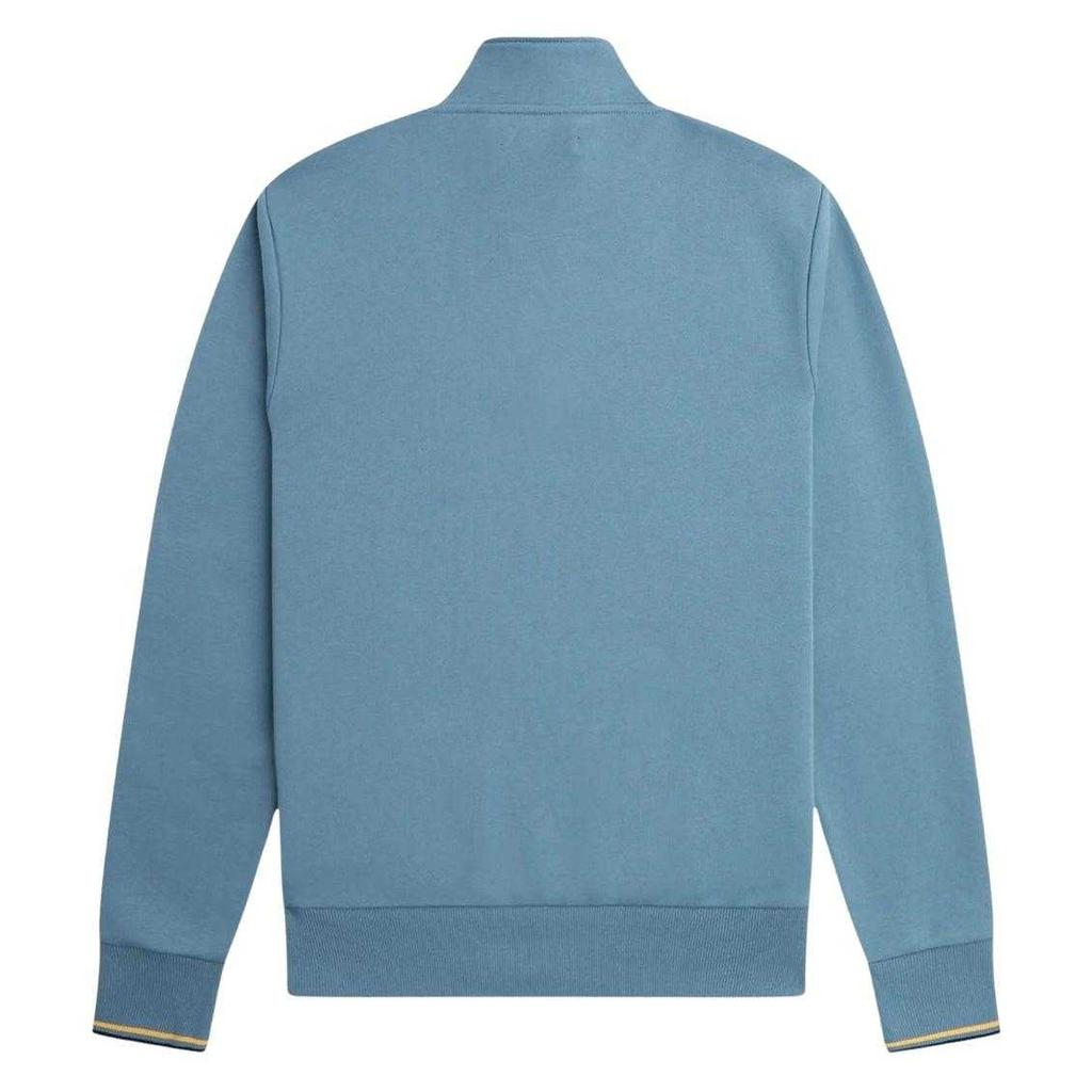 Fred Perry Unisex Adult Half Zip Tipped Sleeve Sweatshirt