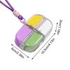 1PC Creative Magic Cube 1-Grid Medicine Storage Box Portable Sealed Moistureproof Box with Hanging Rope Travel Essential