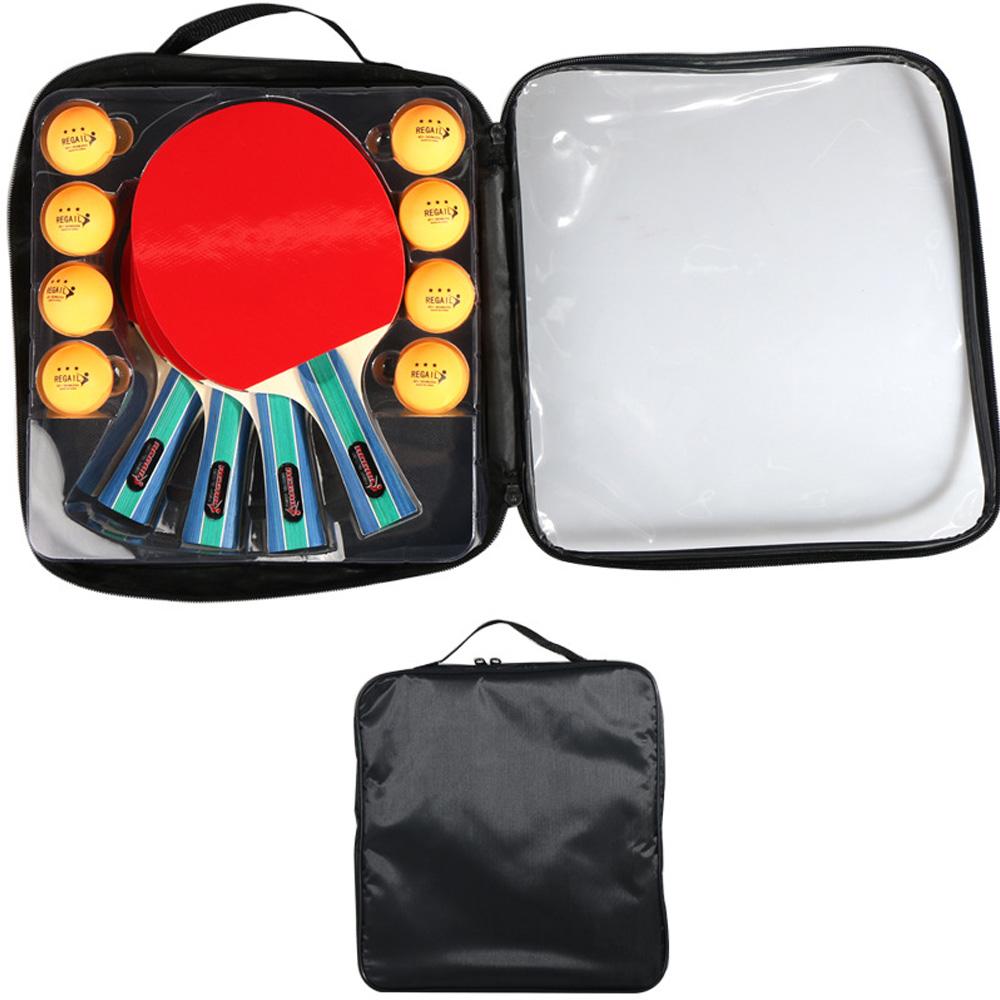 Ping Pong Paddles Set Table Tennis Rackets with 3-Star Ping Pong Balls for Indoor Outdoor Game