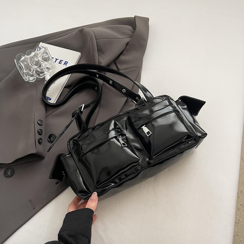 Women Bag Korean Fashion Y2K PU Fashion Simple Shoulder Bag Pures and Bags Crossbody Girls Tote Bags