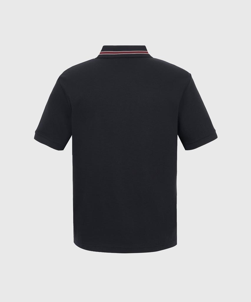 DUVETICA Norcha (Black) (Men'S Short-Sleeve Polo Shirt)
