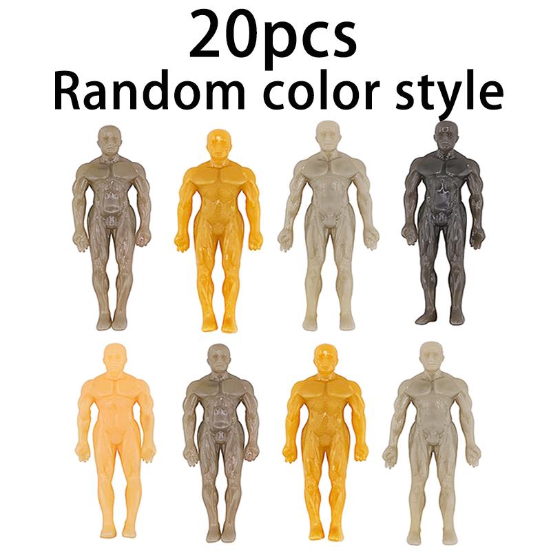 Rekbaar Spierman Speelgoed Zacht TPR Rubber Trekfiguur Plakkerige Muurklimmende Bodybuilder Stressverlichter Fidget Speelgoed Voor Kinderen Volwassenen