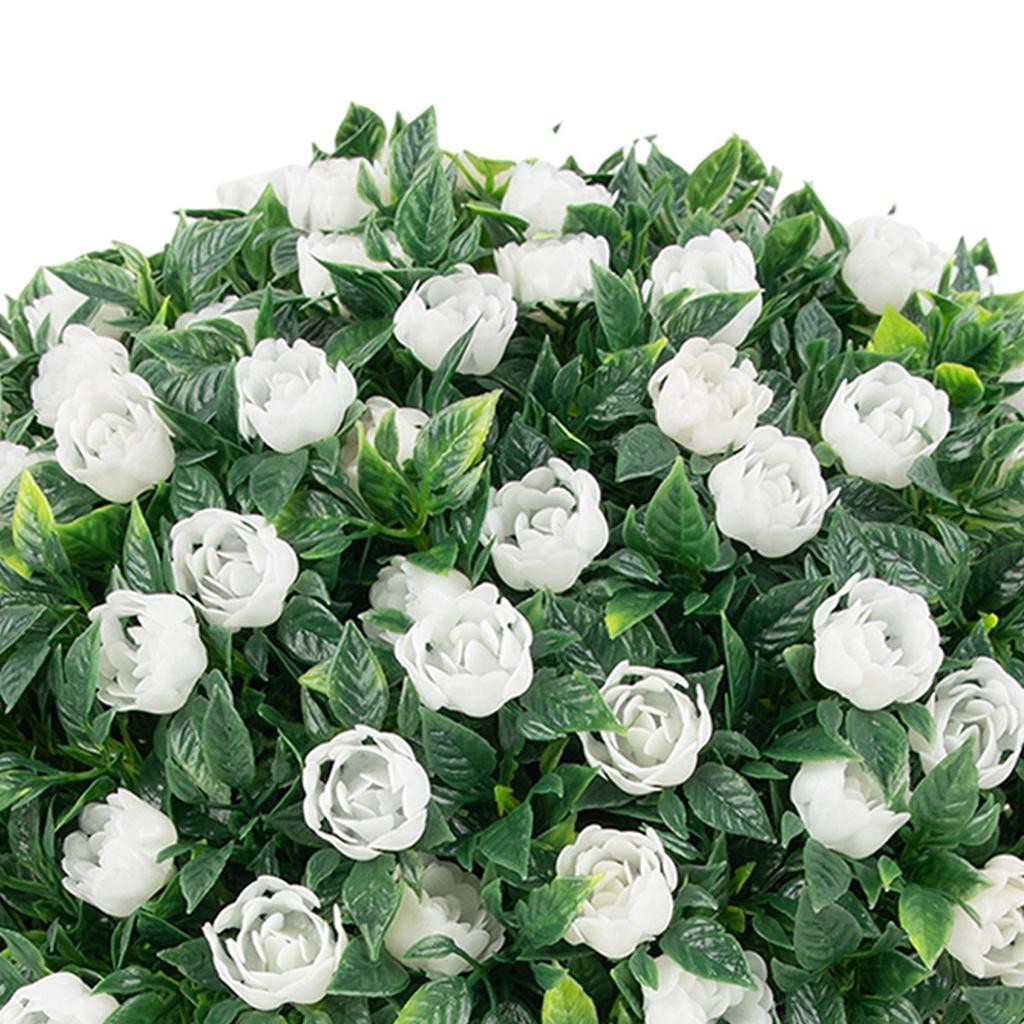 Simulerad Växt Blomma Hängande Topiary-boll, 7,8 tum Realistisk Form PE-material för Tak, Träd, Heminredning