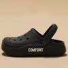 Pantofole da Donna Uomo Estive Antiscivolo Coppia Traforate Punta Chiusa Interno Esterno Casual Sandali a Fondo Spesso per Casa Adulti