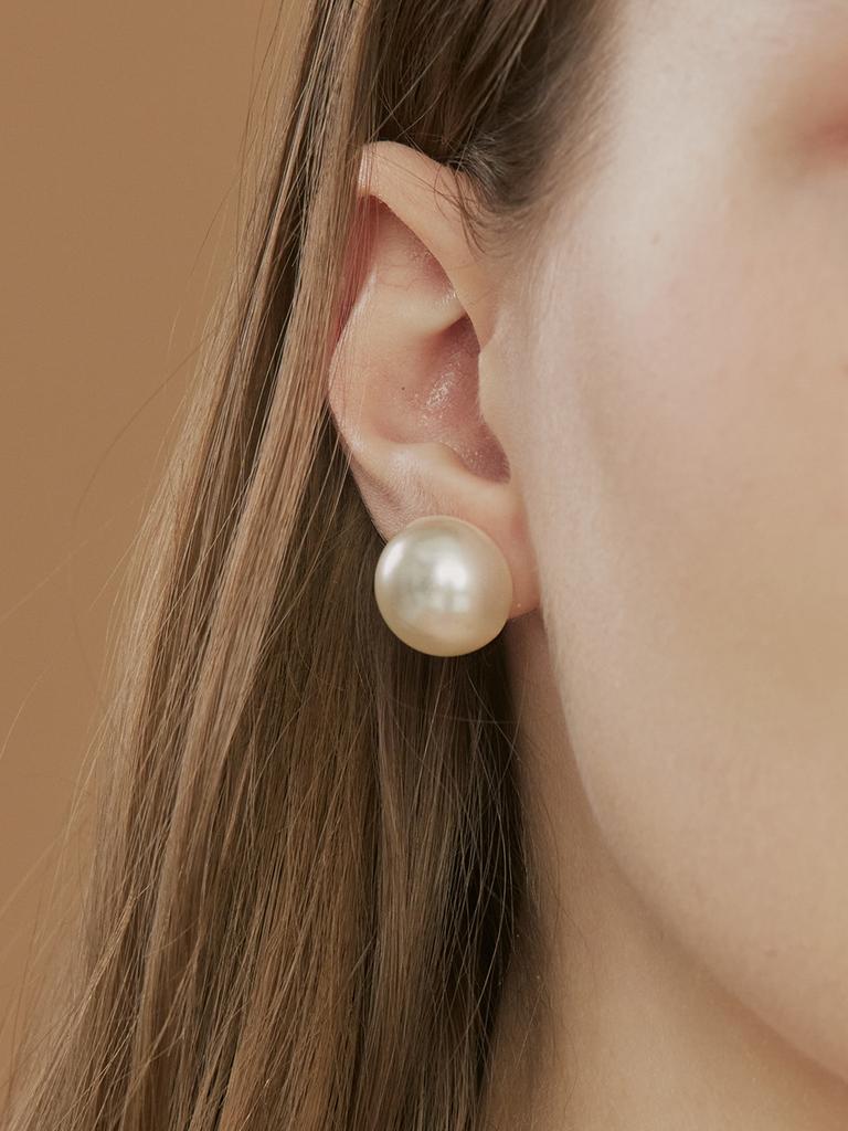 Hei Pumpkin Pearl Earring (14Mm/16Mm)