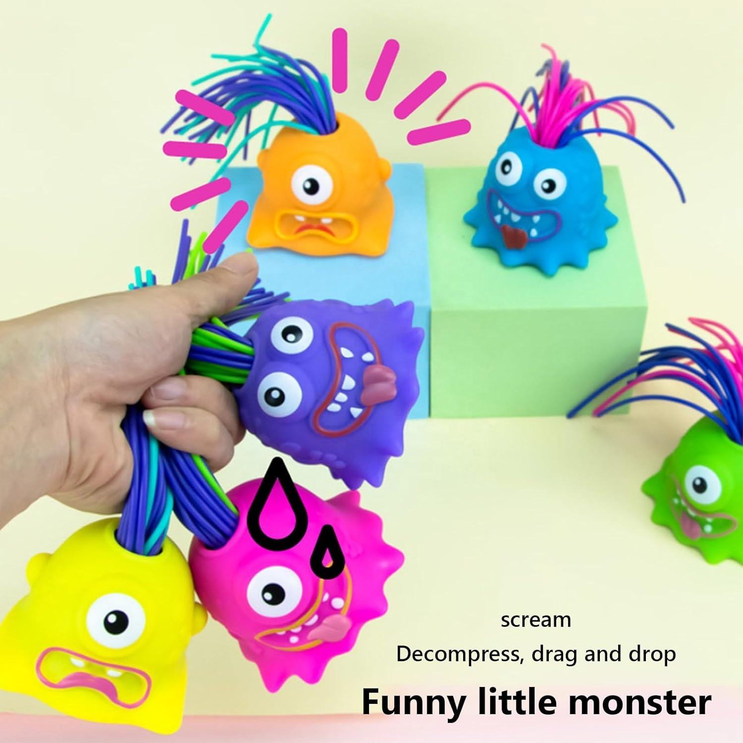 Веселая игрушка-монстр для выдергивания волос — фото 4