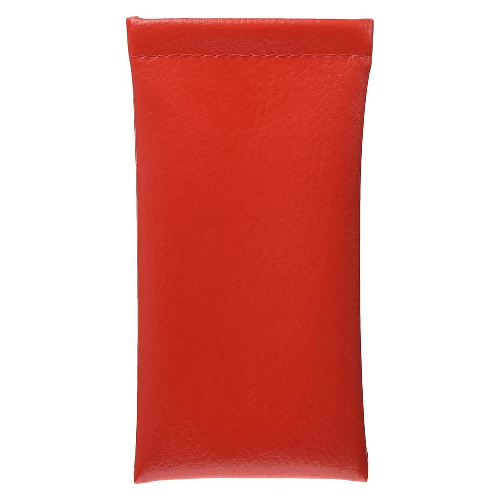 TC Case Eyeglass Perfect for PVC Eyeglass Made in 300157 Case, Stylish, Thin, Soft, Lightweight, Travel, Pouch, Red, Japan,