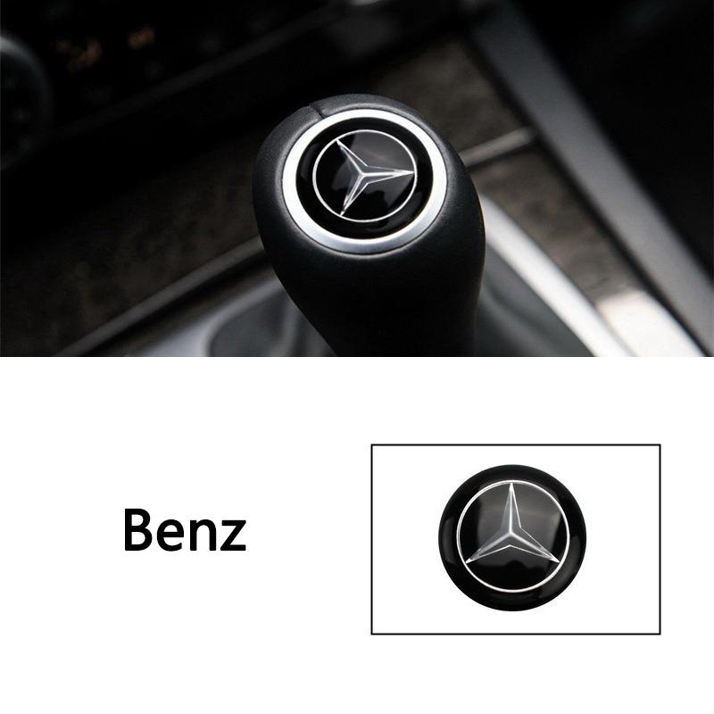CDR4   27MM Car Gearbox Control Lever Sticker Shift Handle Decals Accessories For Mercedes Benz AMG W204 W205 W203 W212 W213 W201 W210