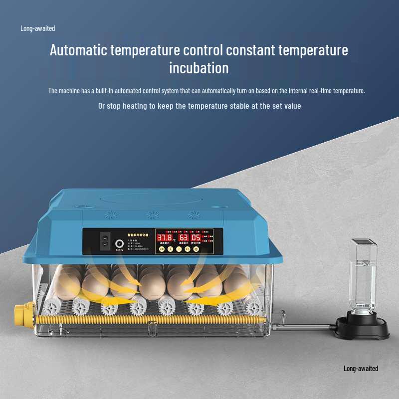 Smart Mini Household Incubator: Fully Automatic Quail & Chicken Egg Incubator with Constant Temperature Control