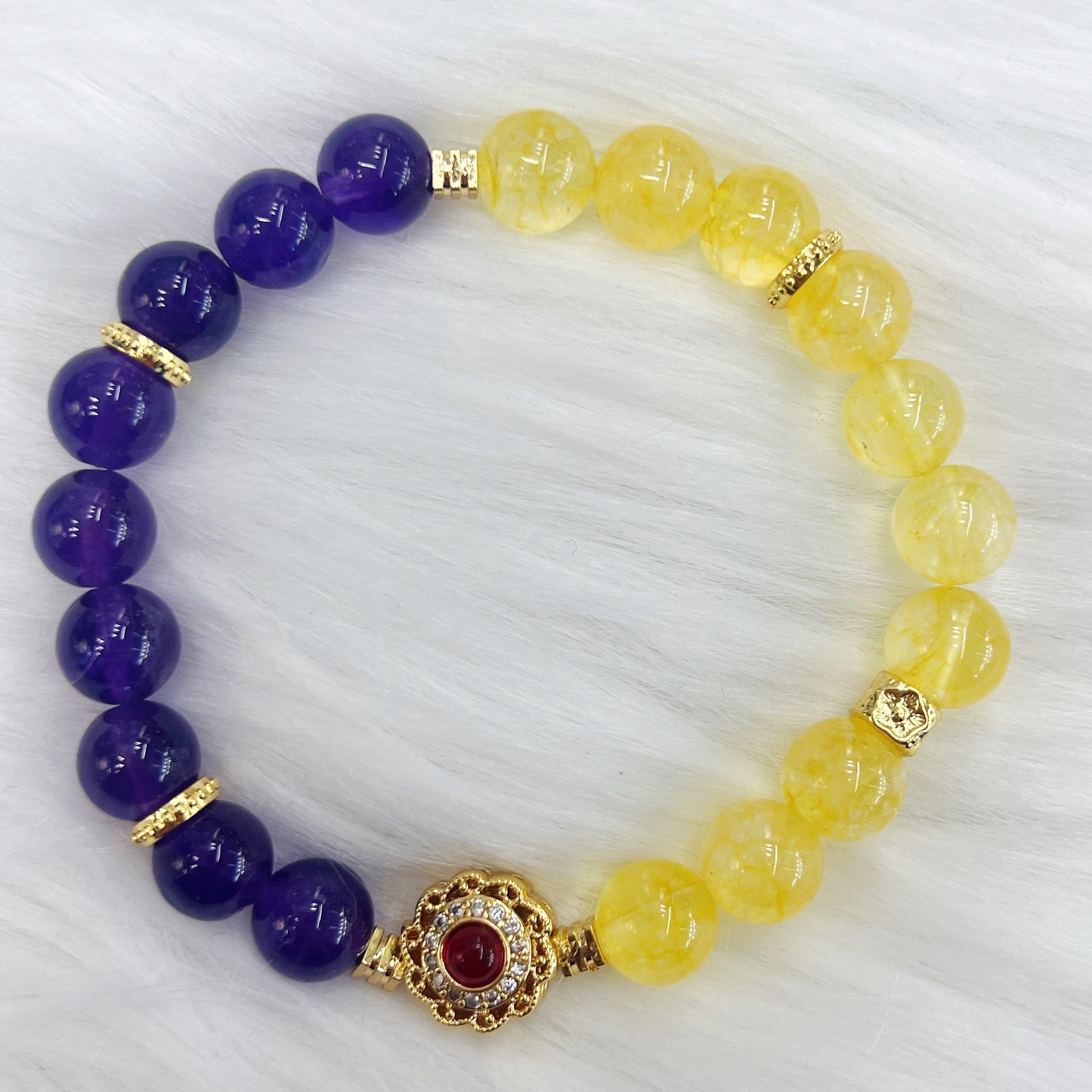 

Natural amethyst bracelet. Bangles Women Fashion Jewelry daily accessories Gift