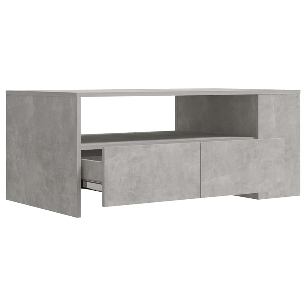 Vidaxl Couchtisch, Beton Grau, 102X55X42 Cm