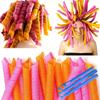 12Pcs Heatless Hair Curlers Spiral Hairs Curlers 30CM  Magic No Heat Hairs Curls for Long Styling Hooks DIY Hair Rollers Set