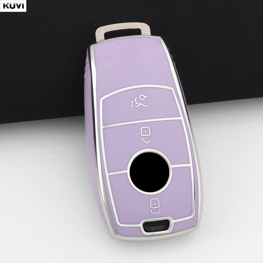 

ТПУ Чехол-держатель для ключа автомобиля Брелок для Mercedes Benz A C E S G Gls Cla Класса W213 W177 W205 W222 X167 W176 Аксессуары Amg