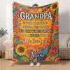 Grandpa'S Warmth Blanket Love Multipurpose Blanket Ultrasoft Throw For Sofa Couch Office Bed Picnics Ideal For All Seasons Stylish Decor Suitable For