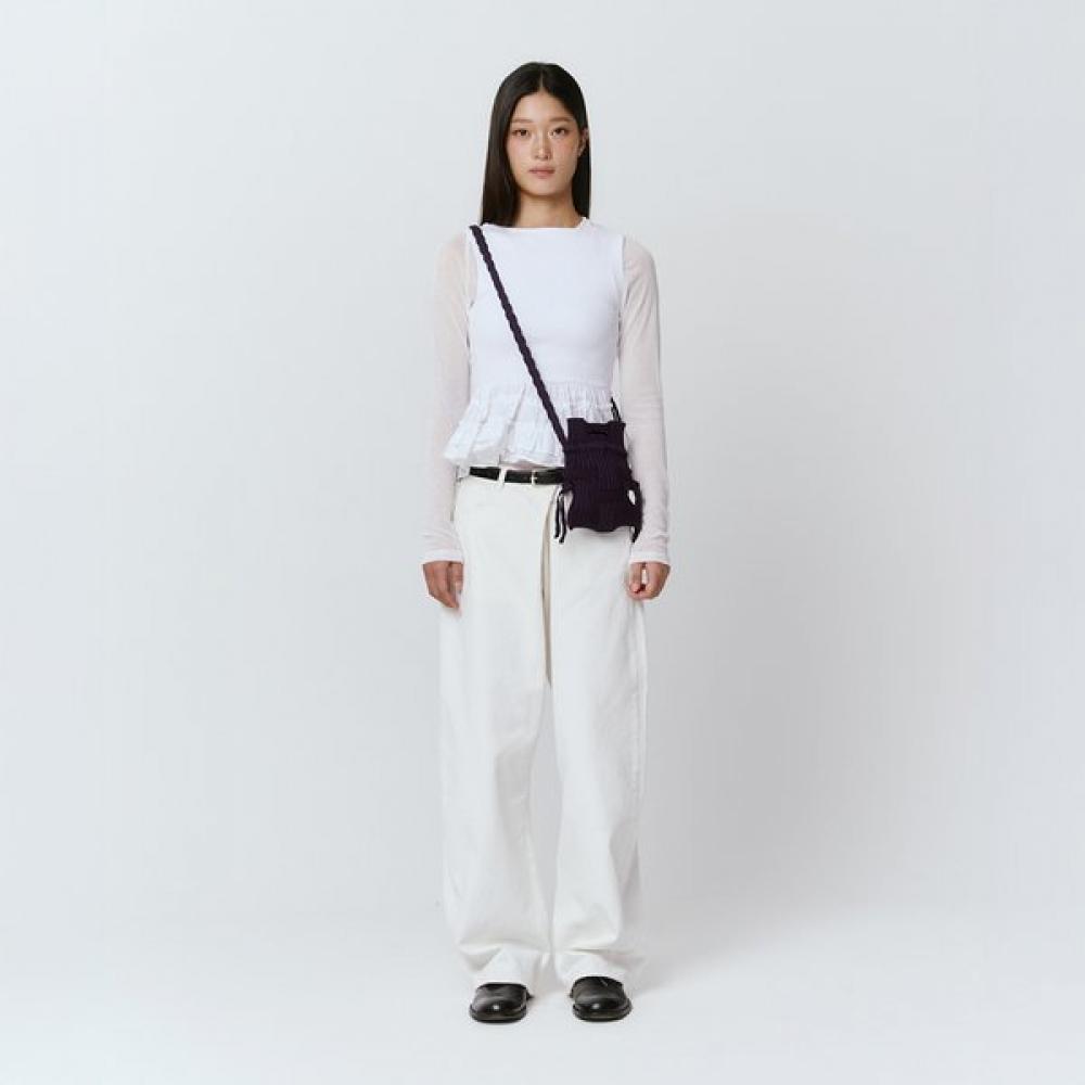 Pleatsmama Mini Crossbow Bag Deep Purple