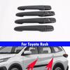 4 Car Handle Cover Carbon Fiber For Rush 2018-2024