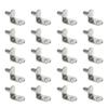 20Pcs Metal Cabinet Wardrobe Shelf Support Pins Studs Pegs Bookcases Shelves Seperator Storage Brackets Metal Pin M4YD