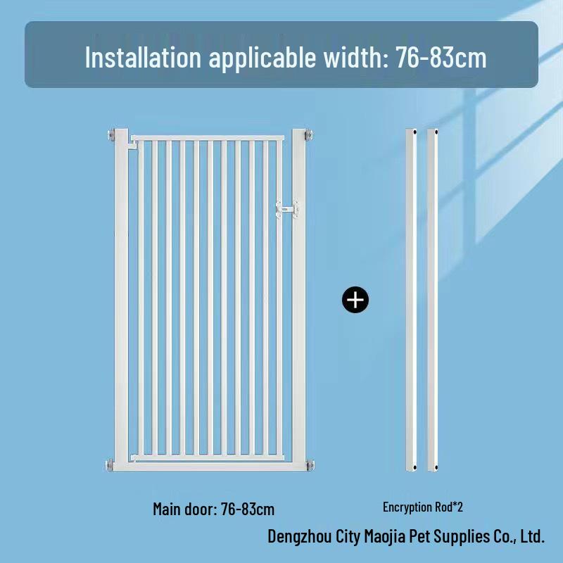 Large No-Drill Pet Gate: Dog Isolation, Cat Guardrail, and Anti-Cat Barrier