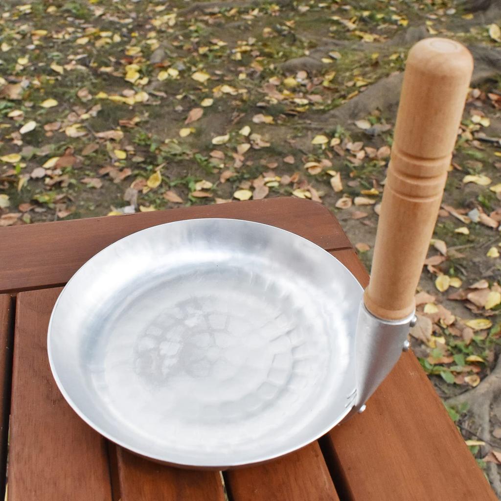 Akao Aluminum DON Oyako Deep Standing Aluminum with Natural Wood AOY271 Pot, Handle, 18cm, Handle, Japan,