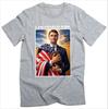 Men Shrek I Am Charlie Kirk Patriotic USA Christian Jesus Printed Design T Shirt Comfortable and Breathable Soft Fashionable