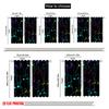 Set Of 2 Flat Printing Window Curtains Cute Black Cats Kawaii Polyester Without Electricity Festive Wall Decor Po Booths Curtain