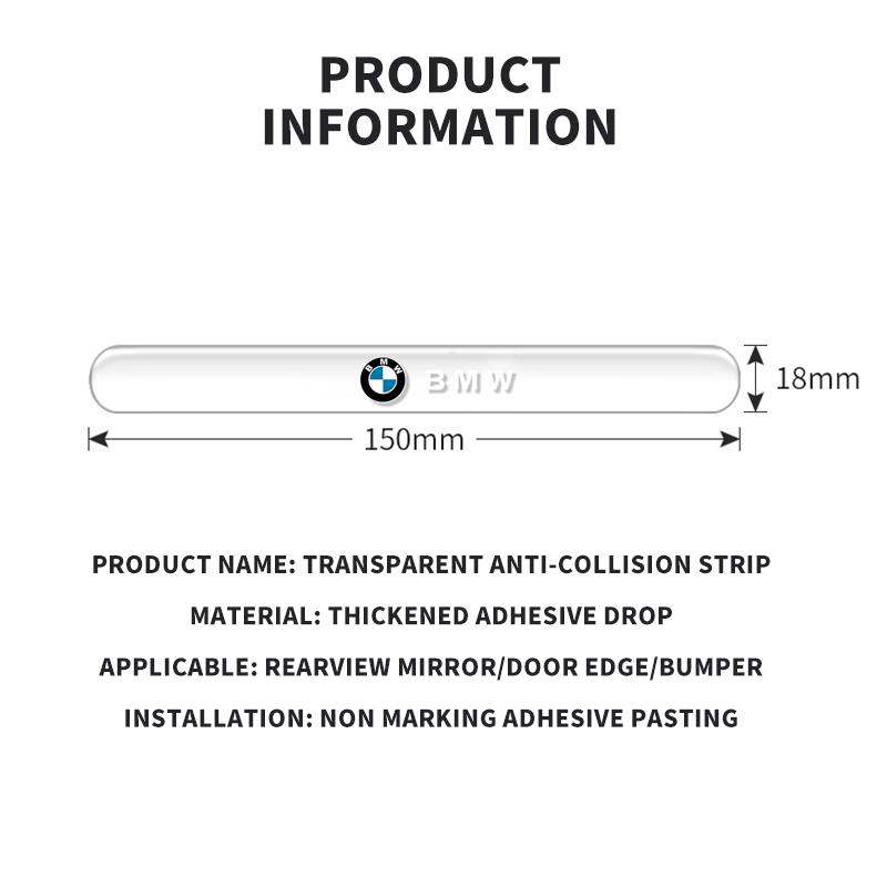 4pcs Car Door Handle Stickers Transparent Protector Film For BMW 2 Series F22 F23 F45 F46 F87 F44