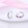 925 Silver Hoop Earring For Woman Pendientes Moon Sun Earrings Fashion Jewelry