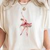 Balletdanseres Shirt en kinder t-shirt, Aquarel Ballerina Tee, Cadeau voor Dansleraar, Roze Tutu T-shirt en kinder t-shirt, Unisex Comfort Colors®