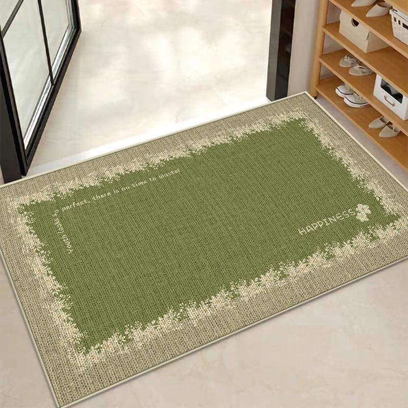 Waschbare Rutschfeste Fußmatten: Saugfähiges Gummi-Leinen für Badezimmer, Toilette, Küche