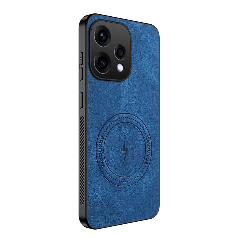 Pro Oppo Reno15c 5G (Čína)/Oppo Reno15 5G (Globální) Magnetické pouzdro WANLONFENG SD1 Series Nappa Textura PC TPU Kryt na telefon